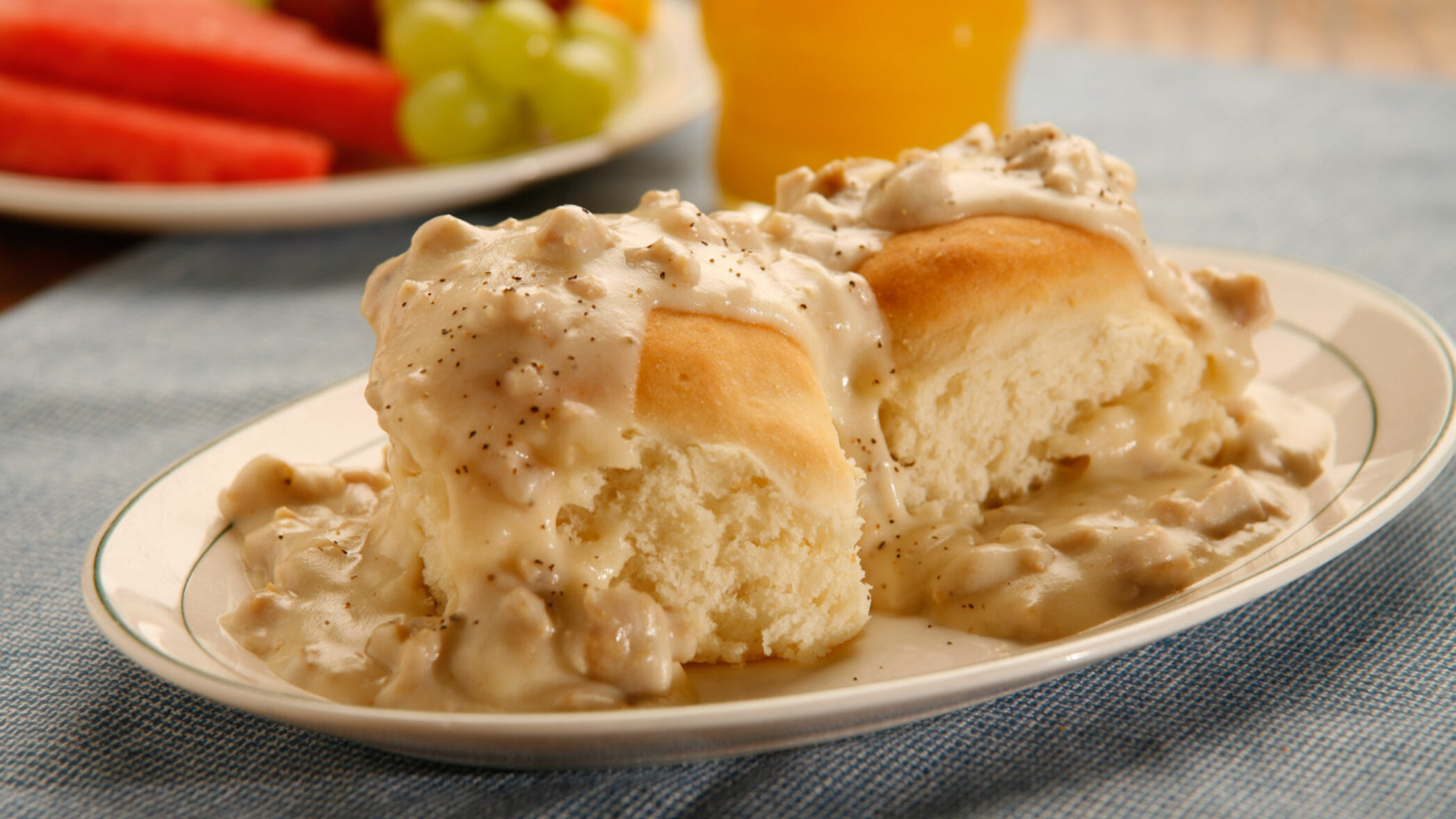 biscuits and sausage gravy